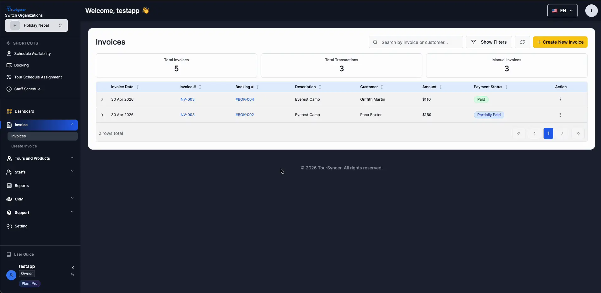 Invoice Creation & Payment Collection - Complete Guide animated demonstration