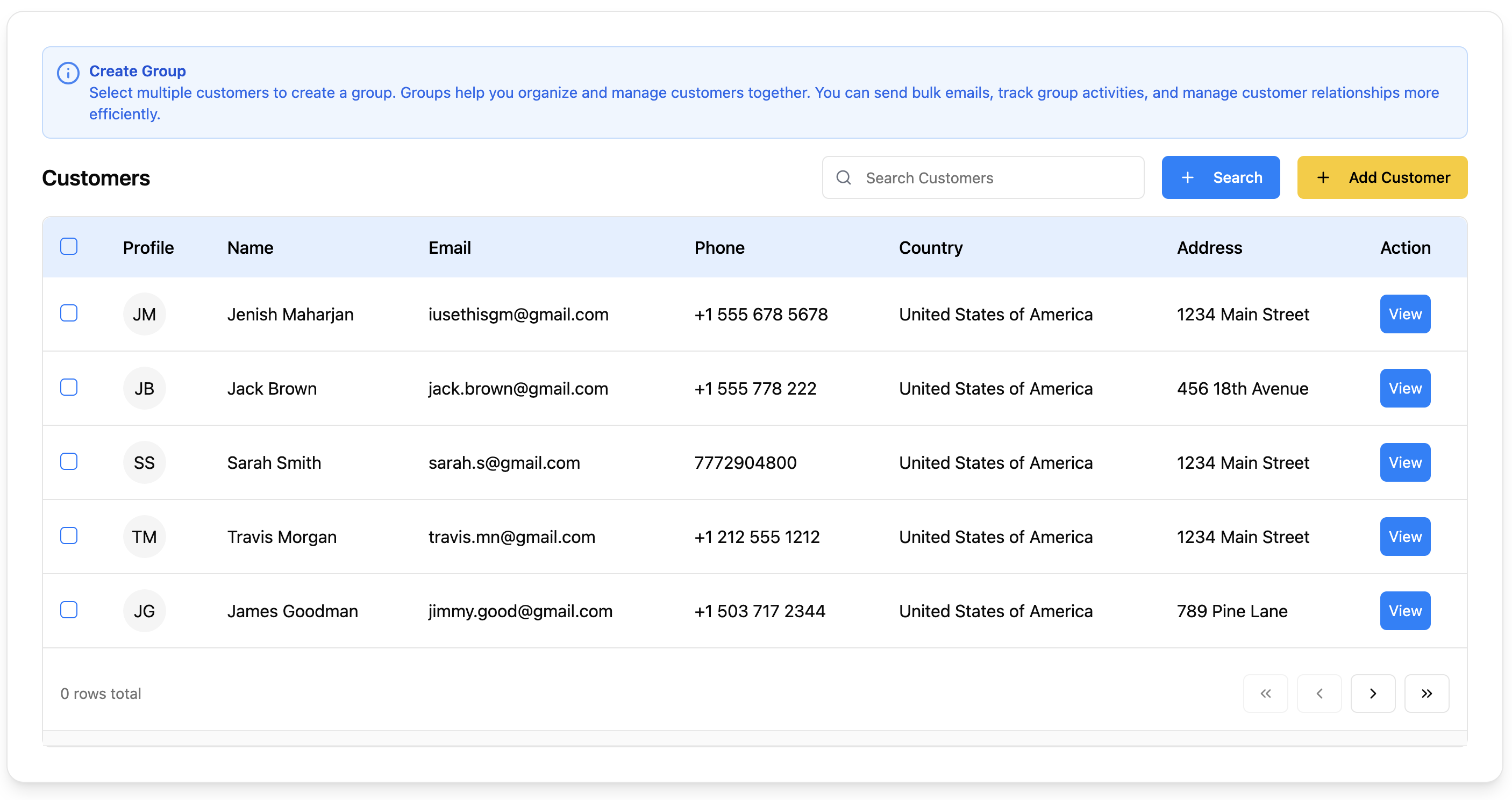 TourSyncer CRM Dashboard