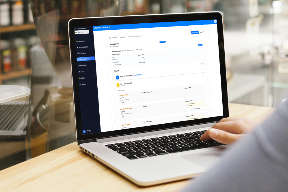TourSyncer resource management and scheduling tool